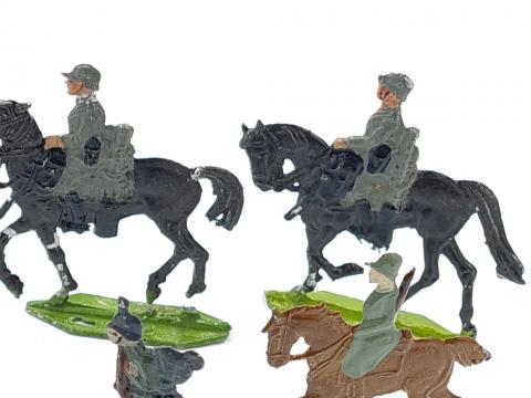 1930s WW2 German army toys soldaten figurines original box OKI elastolin lineol hausser tippco mercedes