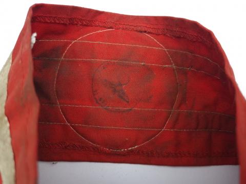 RARE Early Third Reich Gauleiter 1932-33 armband nsdap with later SS stamp