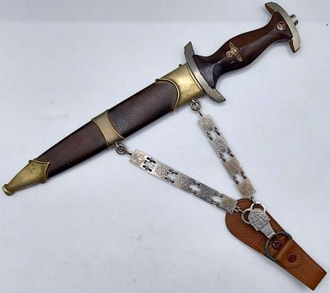 n.s.k.k original NSKK Chained Officer leader Dagger by Emil Voss RZM m 7/2