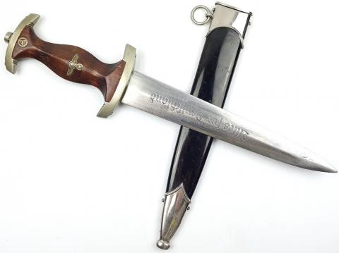 Rare N.S.K.K early anodized M33 dagger by F. Dick - district SW NSKK german original for sale dague a vendre