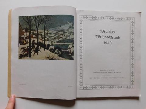 Waffen SS Heinrich Himmler CHRISTMAS book  SS Police Personel Deutsches Weihnachtsbuch 1943