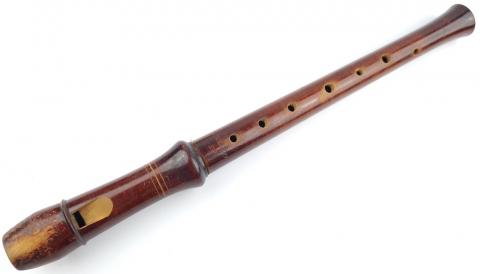 WW2 German Nazi Hitler Youth HJ musical instrument flute original box stamped