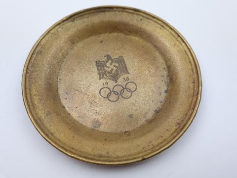Third Reich Adolf Hitler Fuhrer's Olympics of BERLIN 1936 plates - tray