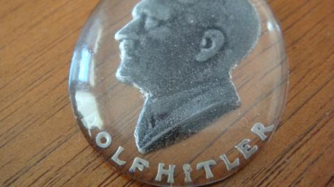Third Reich Adolf Hitler NSDAP partisan pendant with Hitler head