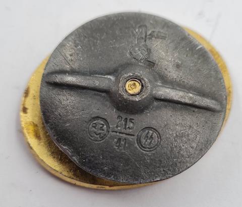 Third Reich D.D.A.C Automobile club badge ddac original ww2 Waffen SS RZM