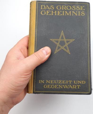 Third Reich Fuhrer Adolf Hitler personal belongings book ah personal library in the Berghof - stamped
