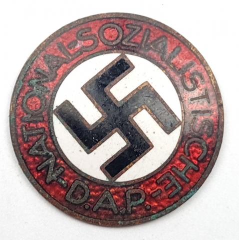 Third Reich Nazi party NSDAP membership pin by RZM enamel badge