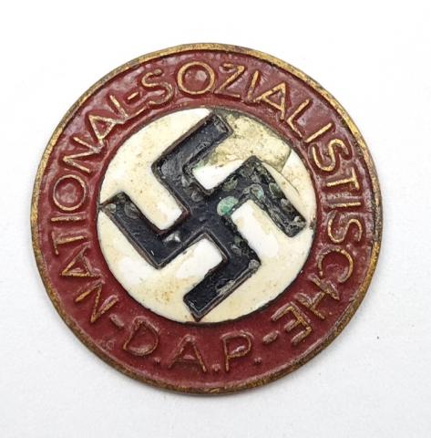 Third Reich Nazi party NSDAP membership pin by RZM enamel badge