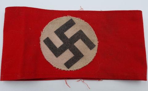 Third Reich brown jacket NSDAP tunic swastika armband brassard tunique