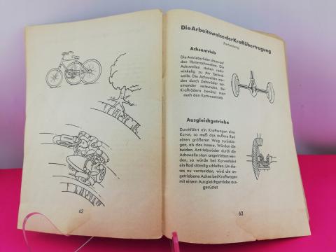 Third Reich ww2 German nazi rare Automobile - motorcycle club NSKK Kraftfahrzeug-Fibel 1944 book