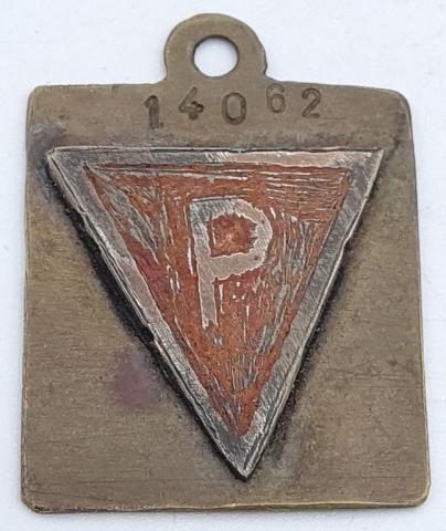 original Concentration camp personal blongings ID ss inmate artifacts