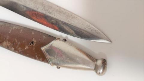 original WW2 German transitional SA Dagger by Puma, Solingen - RZM