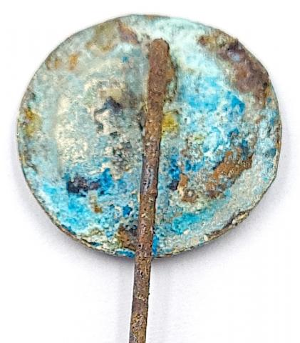 Waffen SS Early partisan stickpin stick pin relic ground dug found ss runes