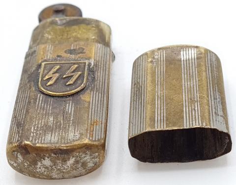 Waffen SS field gear personal soldier's lighter original for sale briquet soldat