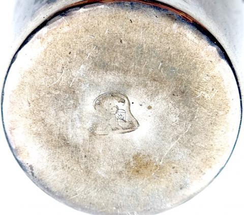 Waffen SS silverware cup runes marked kantine SS totenkopf original dealer