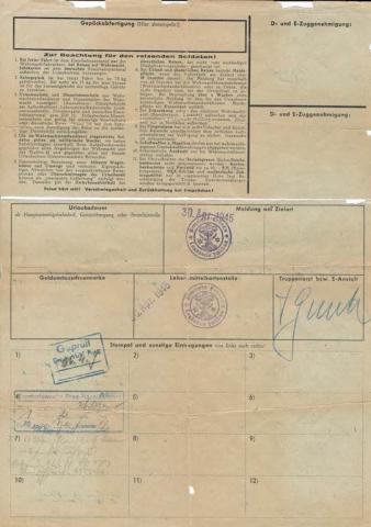 Waffen SS PANZER division ss general signature document totenkopf officer autograph stamped