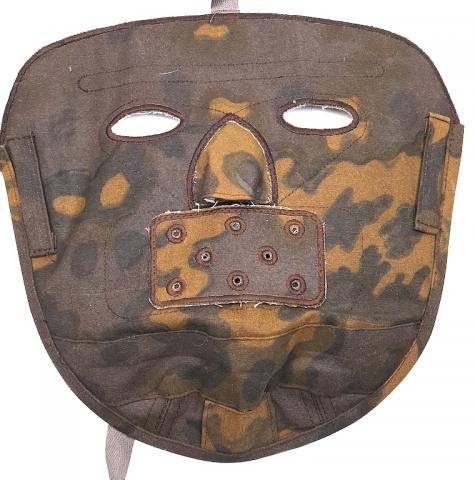 Waffen SS RARE unissued camo sniper mask SS dirlewanger original camouflage helmet shooter