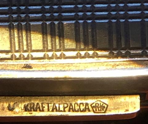 Waffen SS SD leader Reinhard Heydrich RH monogram personal cigarette case marked