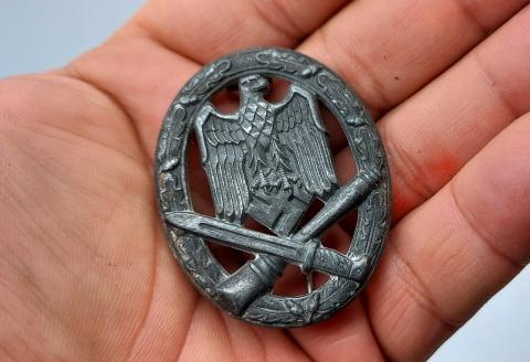 Waffen SS - Wehrmacht general assault badge award by Assmann original for sale dealer