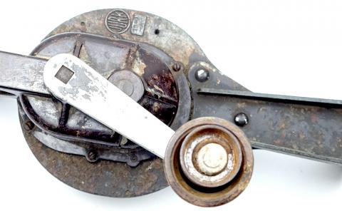 WEHRMACHT waffen SS luftwaffe air flak aircraft syren siren alarm JURK 1940 LUFTSCHUTZ working condition