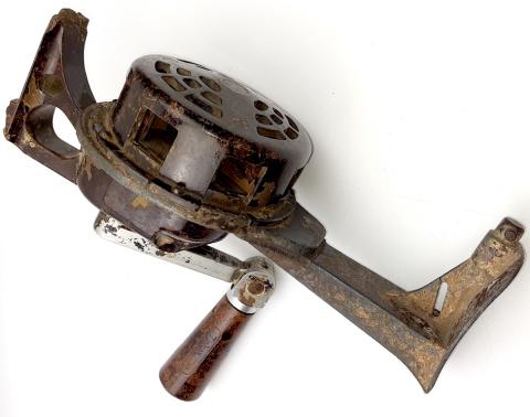 WEHRMACHT waffen SS luftwaffe air flak aircraft syren siren alarm JURK 1940 LUFTSCHUTZ working condition