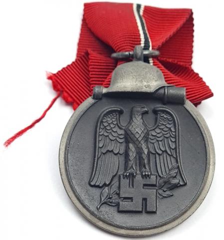 WW2 German Nazi amazing marked eastern medal award ostfront mint Ostmedaille by Otto Zappe (110)