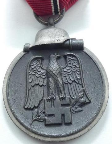 WW2 German Nazi amazing marked eastern medal award ostfront mint Ostmedaille by Otto Zappe (110)