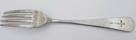 WW2 German Nazi wehrmacht himmler hitler goering monogram eagle fork silverware