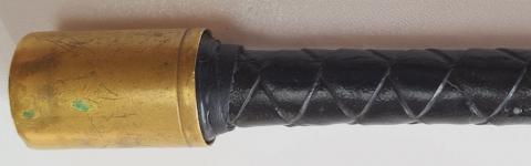 Ww2 German Nazi Concentration camp Waffen SS guard truncheon with III reich eagle and swastika
