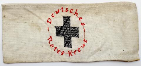 WW2 German Nazi Deutsche Rotes Kreuz Red Cross Medical unit tunic armband