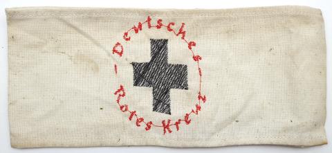 WW2 German Nazi Deutsche Rotes Kreuz Red Cross Medical unit tunic armband