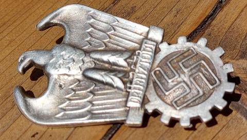 WW2 German Nazi Dr. Fritz  Organisation Todt Prize; Second Class Silver badge Award