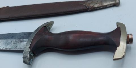 WW2 German Nazi Early SA Dagger by J.P Sauer & Sohns Suhl military dealer authentic for sale