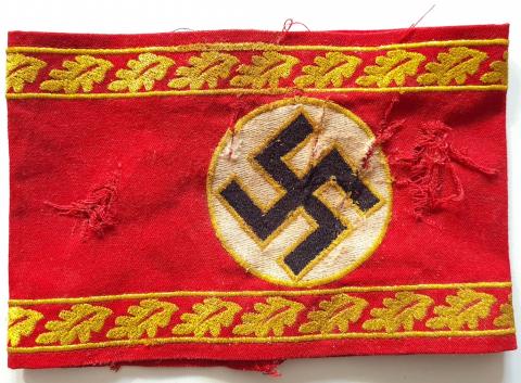 WW2 German Nazi High rank NSDAL Third Reich leader tunic armband