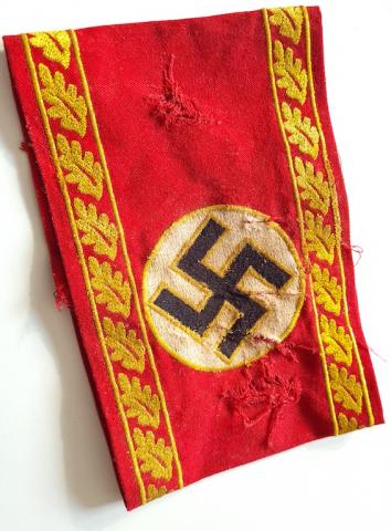 WW2 German Nazi High rank NSDAL Third Reich leader tunic armband