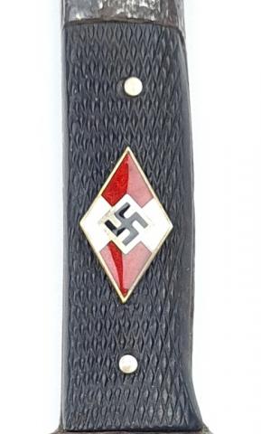 WW2 German Nazi Hitler Youth HJ knife with etui Hitlerjugend relic weapon WW2 German Nazi Hitler Youth HJ knife with etui Hitlerjugend relic weapon