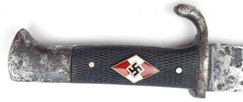 WW2 German Nazi Hitler Youth HJ knife with etui Hitlerjugend relic weapon WW2 German Nazi Hitler Youth HJ knife with etui Hitlerjugend relic weapon