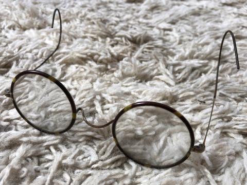 WW2 GERMAN NAZI HOLOCAUST CONCENTRATION CAMP AUSCHWITZ JEWISH INMATE PERSONAL BELONGING GLASSES