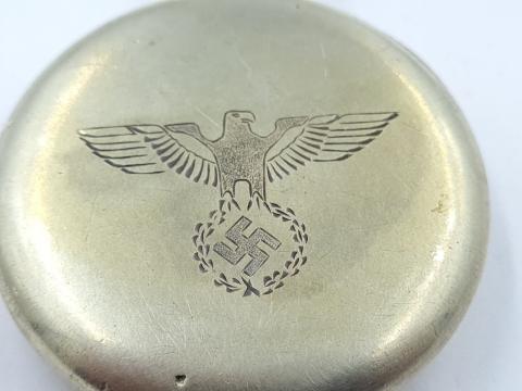 WW2 German Nazi Kriegsmarine navy KM u-boat pilot pocket watch with third reich eagle