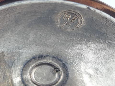 WW2 German Nazi large luftwaffe silverware wine cup marked reich eagle + rzm