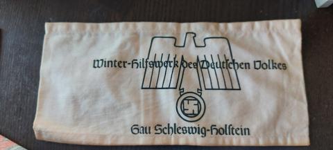 WW2 German Nazi Lot of 6 armbands and 1 pennant flag REPLIKAS