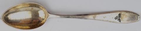 WW2 German Nazi luftwaffe marked silverware silver spoon eagle and swastika