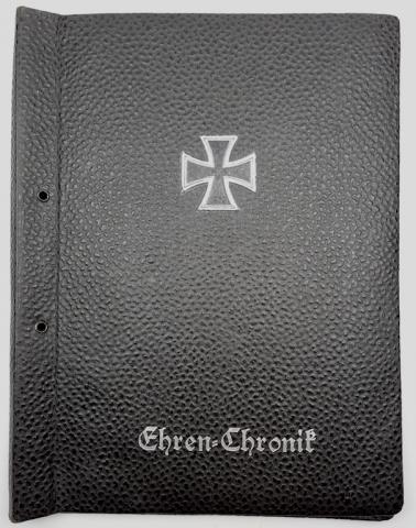 WW2 German Nazi nice folder document holder with iron cross