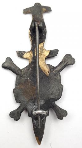 WW2 German Nazi nice waffen SS totenkopf skull pin rzm dagger boker chained himmler rohm