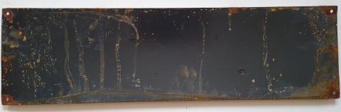 WW2 German Nazi nice wall metal sign from the gazette Völkischer Beobachter WW2 German Nazi nice wall metal sign from the gazette Völkischer Beobachter