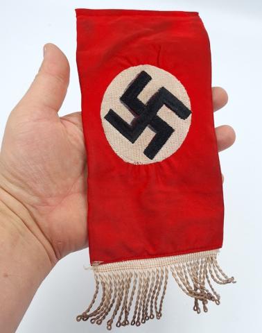 WW2 German Nazi NSDAP Hitler party partisan swastika flag banner