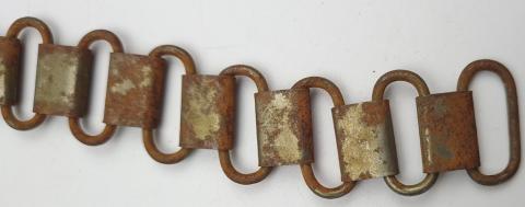 WW2 German Nazi Police Polizei Feldgendarmerie gorget chain nice patina
