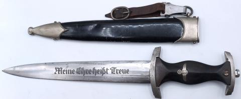 WW2 GERMAN EARLY M33 SS DAGGER Ed. Gembruch Solingen honor himmler rohm