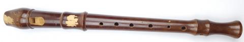 WW2 German Nazi rare H.J Original branded mahogany flute hitler youth in etui stamped