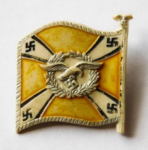 WW2 German Nazi RARE Luftwaffe flag of Westfalen pin